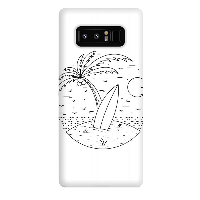 Galaxy Note 8 StrongFit Surf Board by Afif Quilimo
