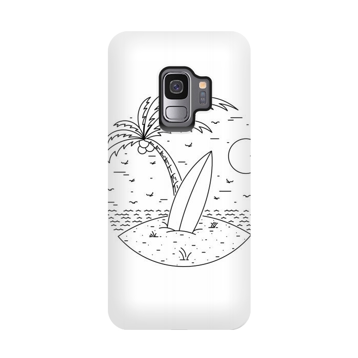 Galaxy S9 StrongFit Surf Board by Afif Quilimo