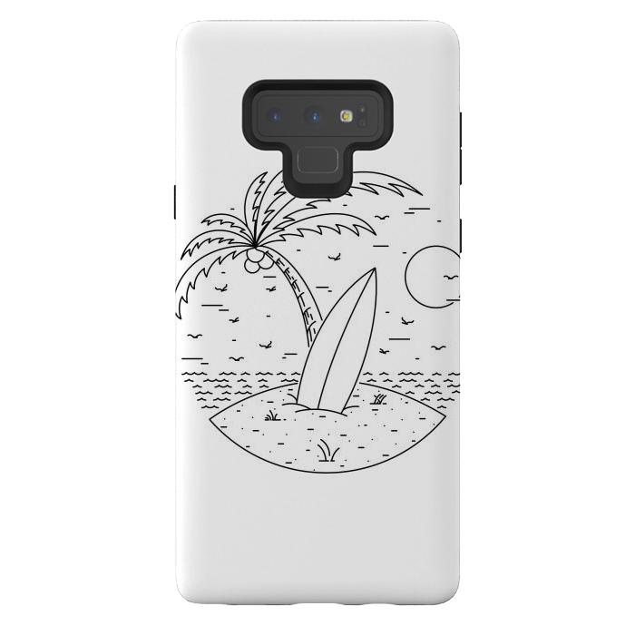 Galaxy Note 9 StrongFit Surf Board by Afif Quilimo