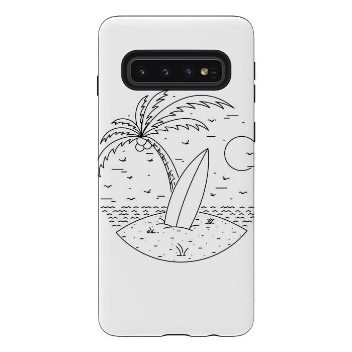 Galaxy S10 StrongFit Surf Board by Afif Quilimo