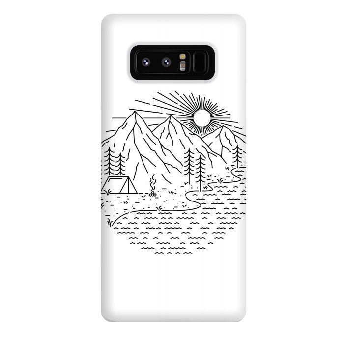 Galaxy Note 8 StrongFit Beautiful Place for Camping by Afif Quilimo