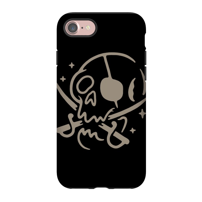 iPhone 7 StrongFit Skull and Swords by Afif Quilimo