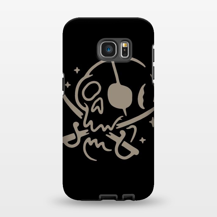 Galaxy S7 EDGE StrongFit Skull and Swords by Afif Quilimo