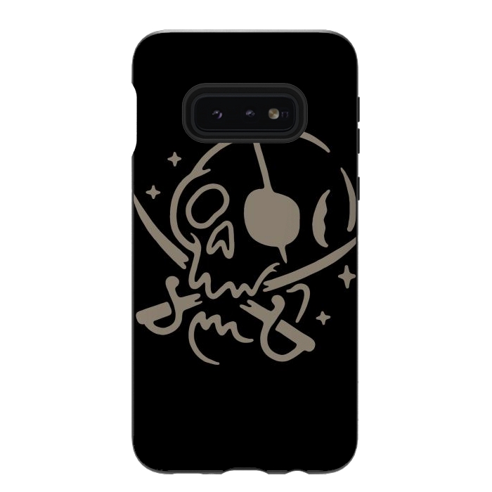 Galaxy S10e StrongFit Skull and Swords by Afif Quilimo