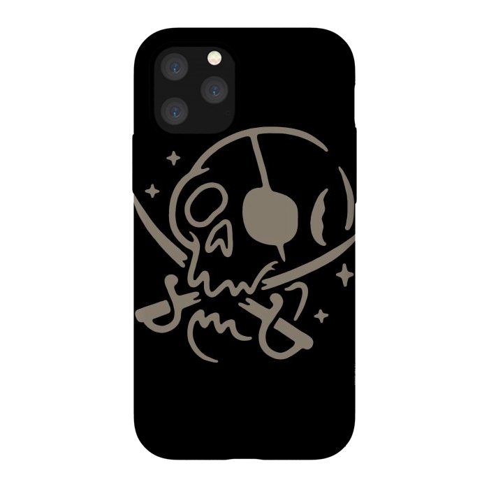 iPhone 11 Pro StrongFit Skull and Swords by Afif Quilimo