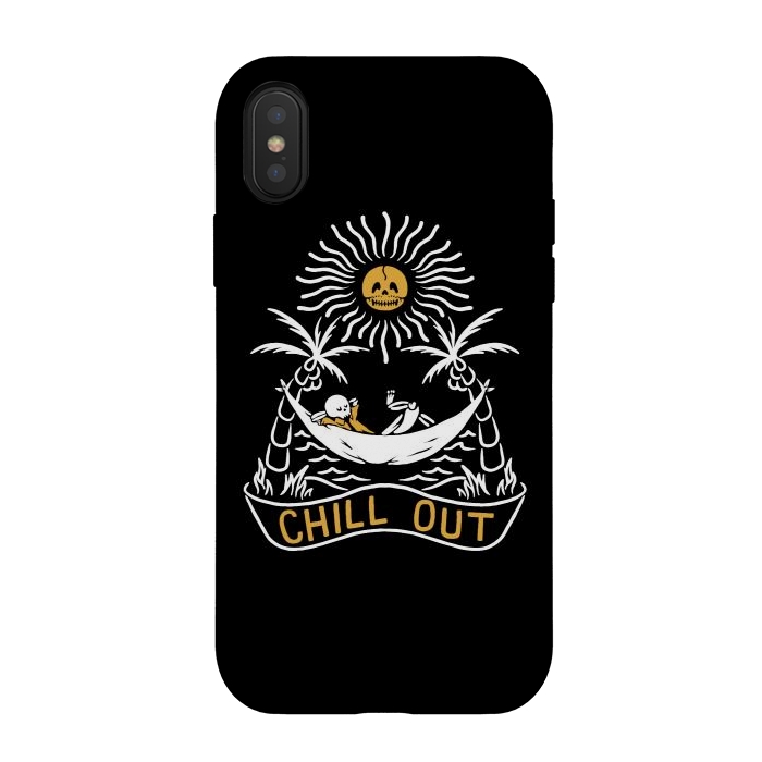 iPhone Xs / X StrongFit Chill Out by Afif Quilimo