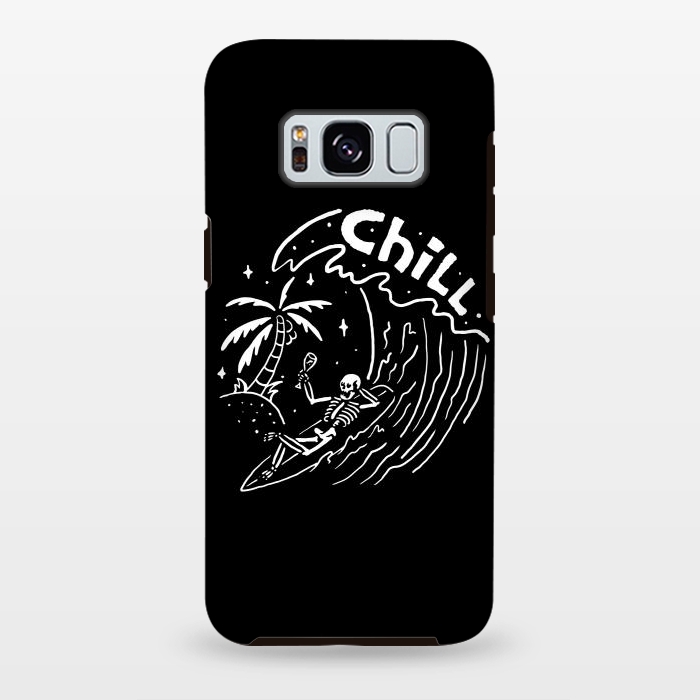 Galaxy S8 plus StrongFit Surf and Chill by Afif Quilimo