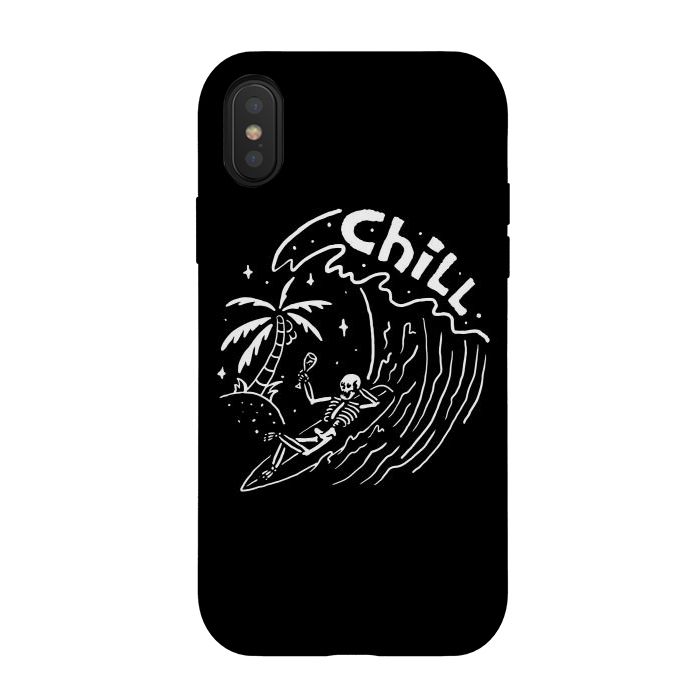 iPhone Xs / X StrongFit Surf and Chill by Afif Quilimo