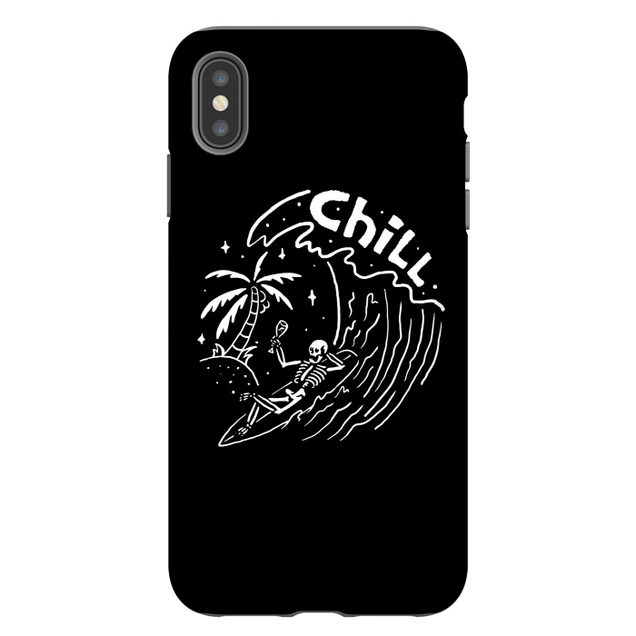 iPhone Xs Max StrongFit Surf and Chill by Afif Quilimo