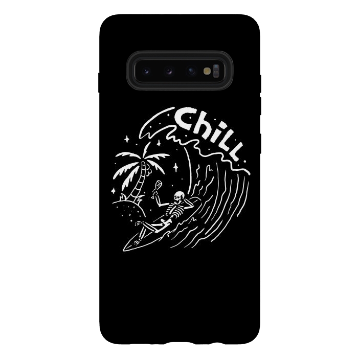 Galaxy S10 plus StrongFit Surf and Chill by Afif Quilimo