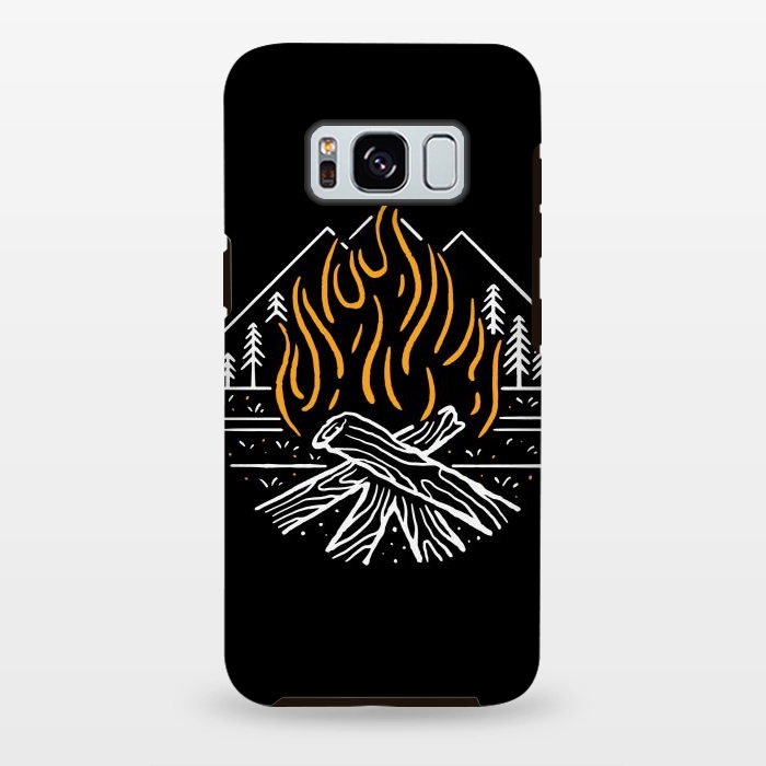 Galaxy S8 plus StrongFit Campfire by Afif Quilimo