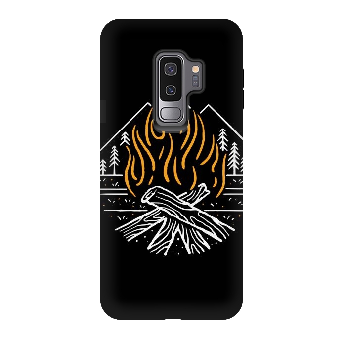 Galaxy S9 plus StrongFit Campfire by Afif Quilimo