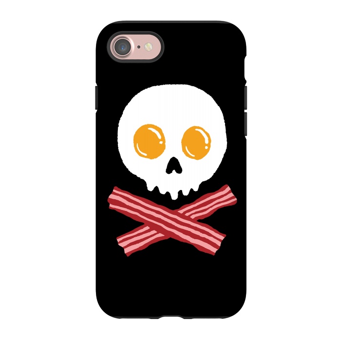 iPhone 7 StrongFit Breakfast Skull by Afif Quilimo