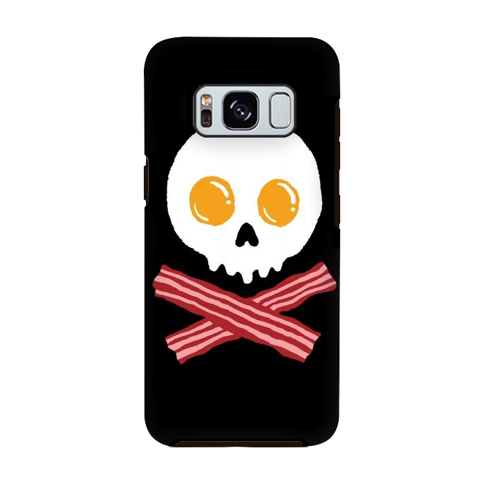 Galaxy S8 StrongFit Breakfast Skull by Afif Quilimo