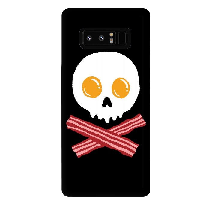 Galaxy Note 8 StrongFit Breakfast Skull by Afif Quilimo