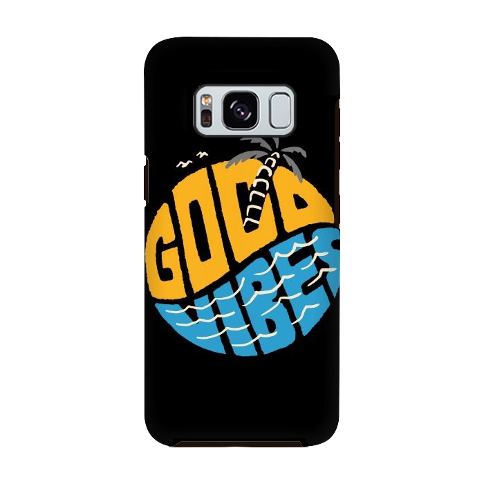Galaxy S8 StrongFit Good Vibes Typo by Afif Quilimo