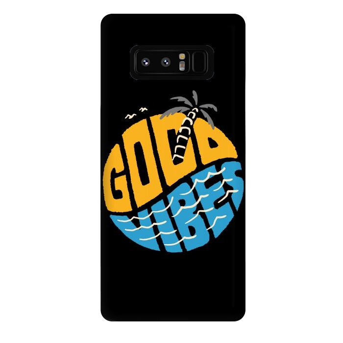 Galaxy Note 8 StrongFit Good Vibes Typo by Afif Quilimo