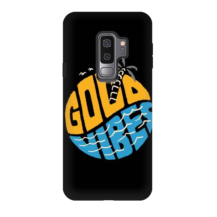 Galaxy S9 plus StrongFit Good Vibes Typo by Afif Quilimo