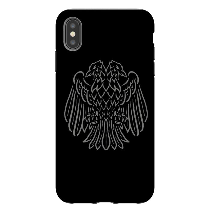 iPhone Xs Max StrongFit Bird Two Head by Afif Quilimo