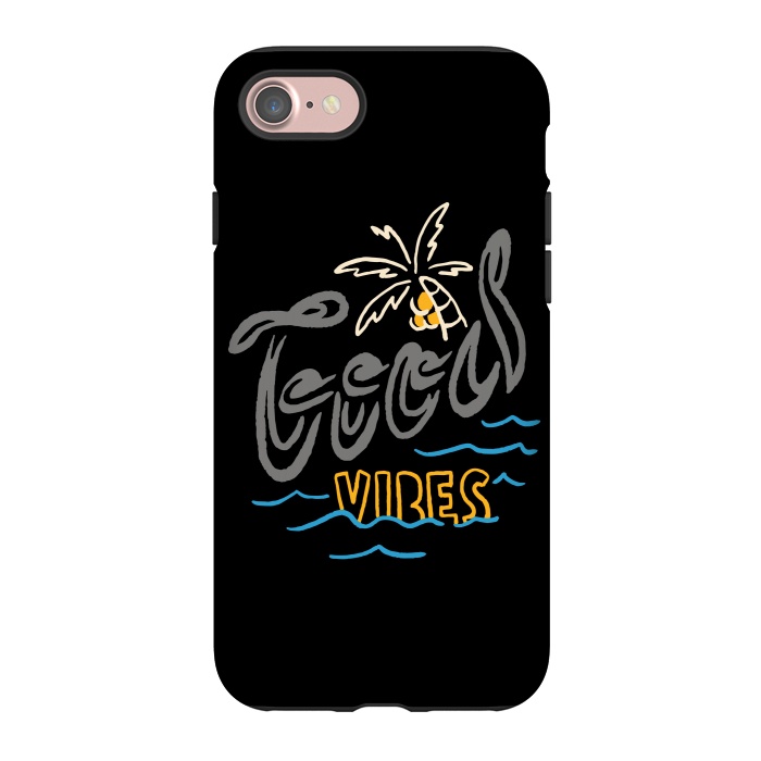 iPhone 7 StrongFit Good Vibes Typo 1 by Afif Quilimo
