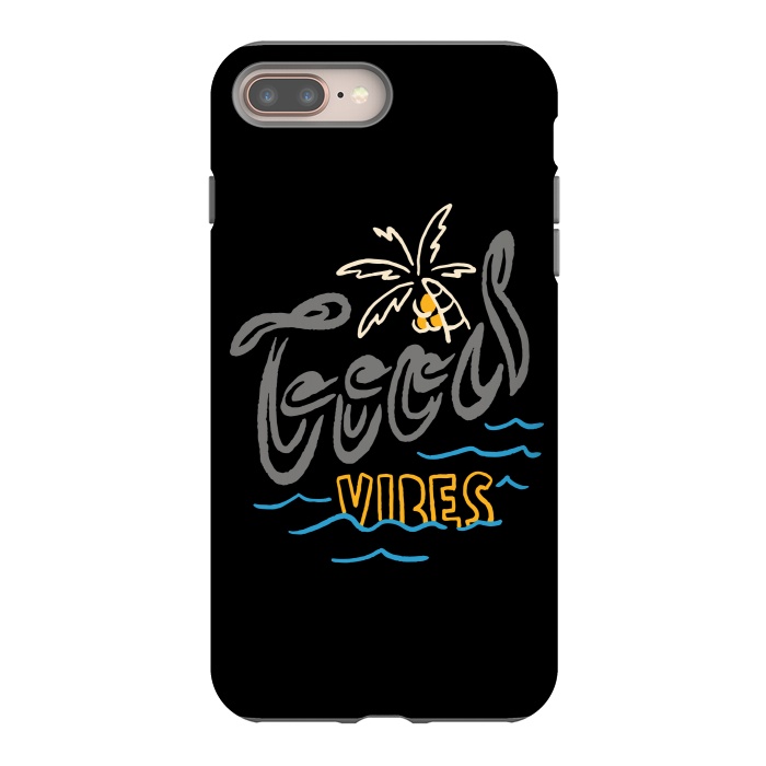 iPhone 7 plus StrongFit Good Vibes Typo 1 by Afif Quilimo