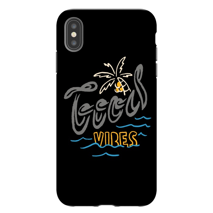 iPhone Xs Max StrongFit Good Vibes Typo 1 by Afif Quilimo