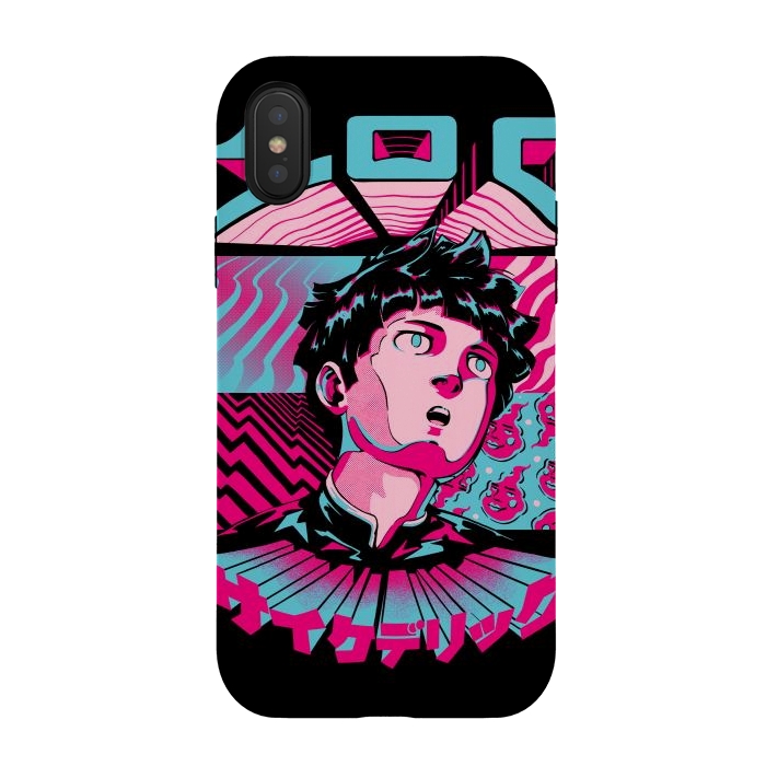 iPhone Xs / X StrongFit Psycho head 100 by Ilustrata