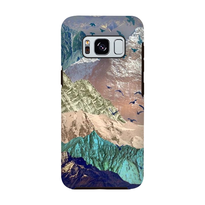 Galaxy S8 StrongFit Utopia Mountain landscape art by Oana 