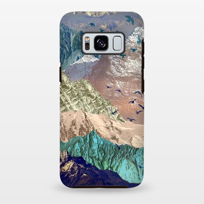 Galaxy S8 plus StrongFit Utopia Mountain landscape art by Oana 