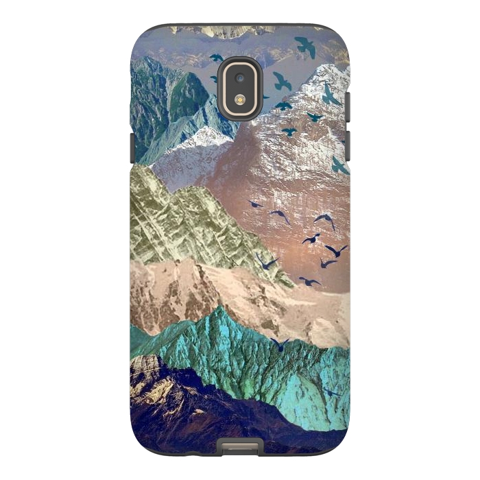 Galaxy J7 StrongFit Utopia Mountain landscape art by Oana 