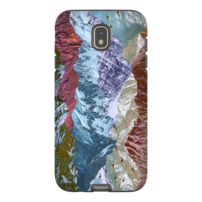 Galaxy J7 StrongFit Modern mountain landscape collage art by Oana 
