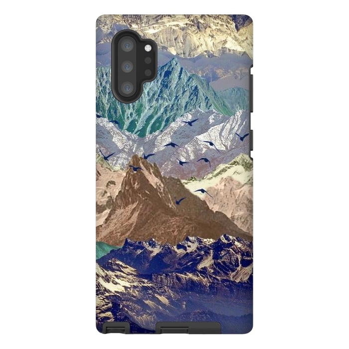 Galaxy Note 10 plus StrongFit Mountain landscape utopic nature collage  by Oana 