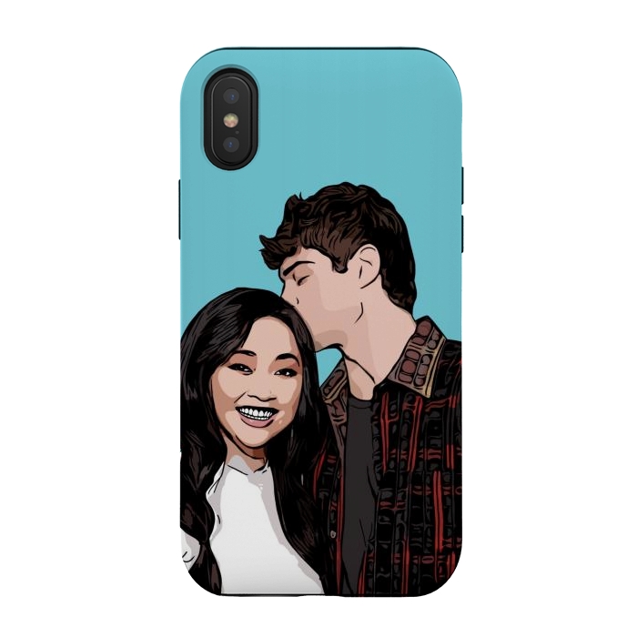 iPhone Xs / X StrongFit Lara jean and peter  by Jms