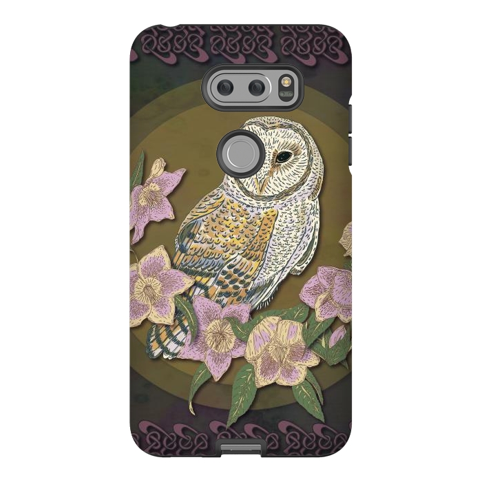 V30 StrongFit Owl & Hellebore by Lotti Brown