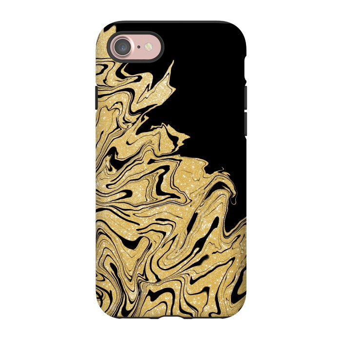 iPhone 7 StrongFit Gold marble by Jms