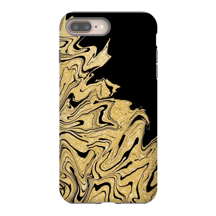 iPhone 7 plus StrongFit Gold marble by Jms