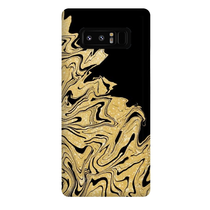 Galaxy Note 8 StrongFit Gold marble by Jms
