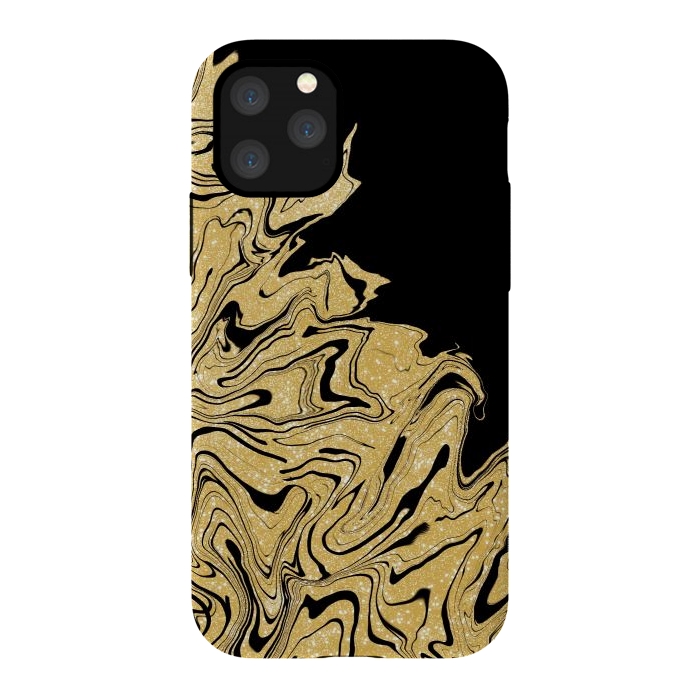 iPhone 11 Pro StrongFit Gold marble by Jms
