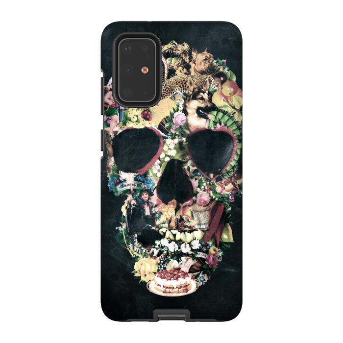 Galaxy S20 Plus StrongFit Vintage Skull by Ali Gulec