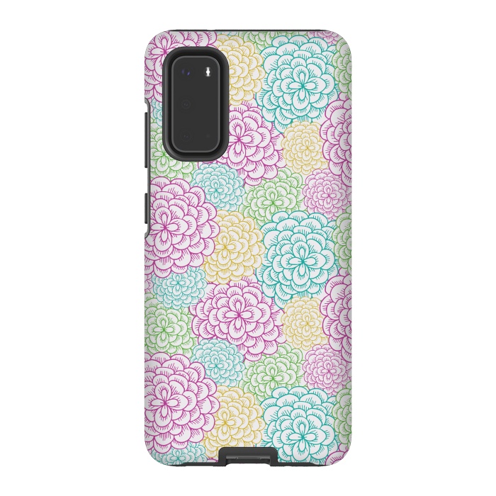 Galaxy S20 StrongFit Dahlia by TracyLucy Designs
