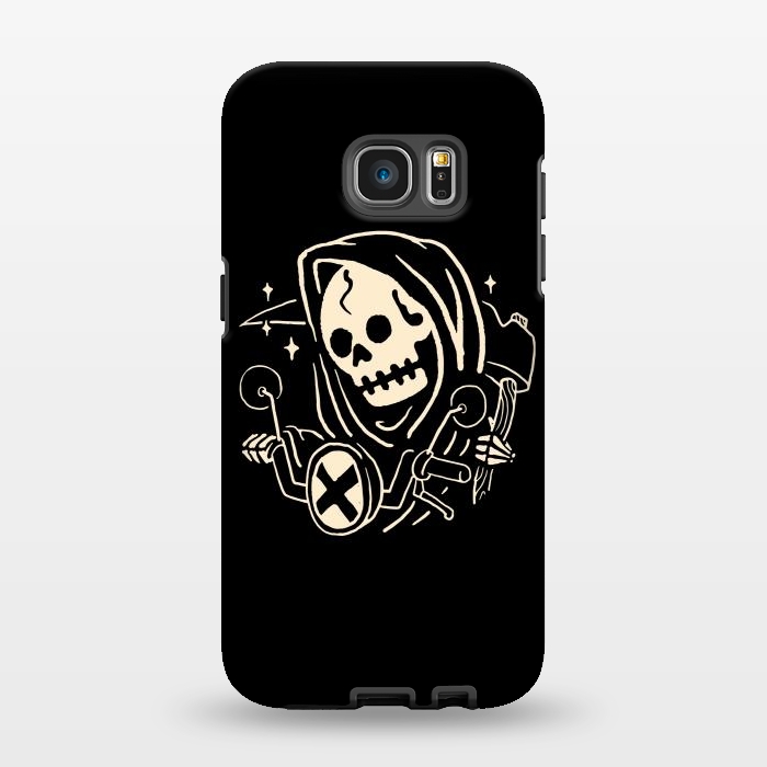 Galaxy S7 EDGE StrongFit Grim Biker by Afif Quilimo