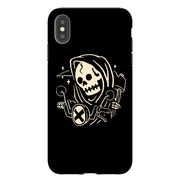 iPhone Xs Max StrongFit Grim Biker by Afif Quilimo