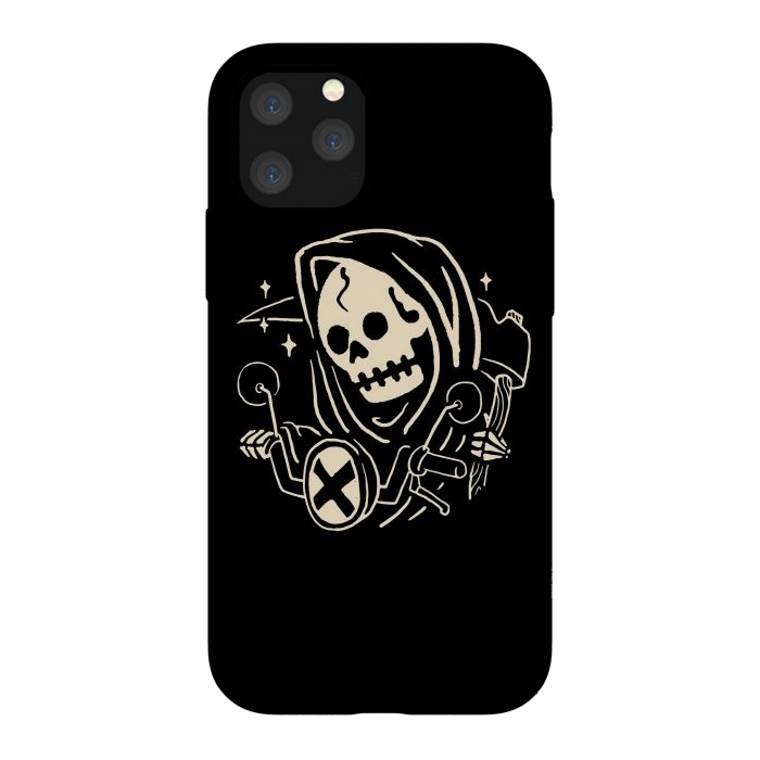 iPhone 11 Pro StrongFit Grim Biker by Afif Quilimo