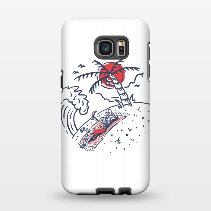 Galaxy S7 EDGE StrongFit Relax Skeleton by Afif Quilimo