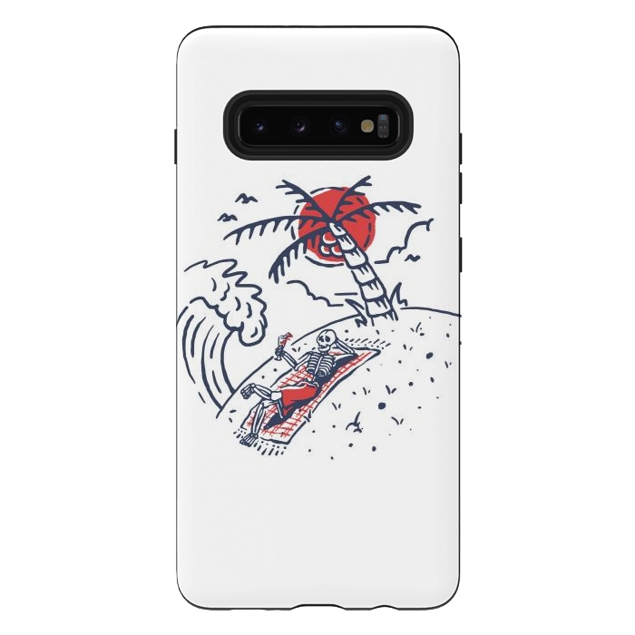 Galaxy S10 plus StrongFit Relax Skeleton by Afif Quilimo