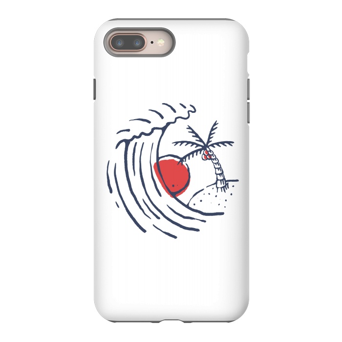 iPhone 7 plus StrongFit Great Wave 1 by Afif Quilimo