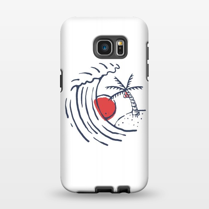 Galaxy S7 EDGE StrongFit Great Wave 1 by Afif Quilimo