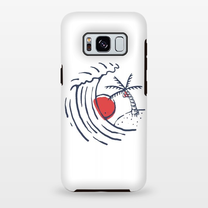 Galaxy S8 plus StrongFit Great Wave 1 by Afif Quilimo