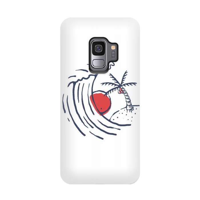 Galaxy S9 StrongFit Great Wave 1 by Afif Quilimo