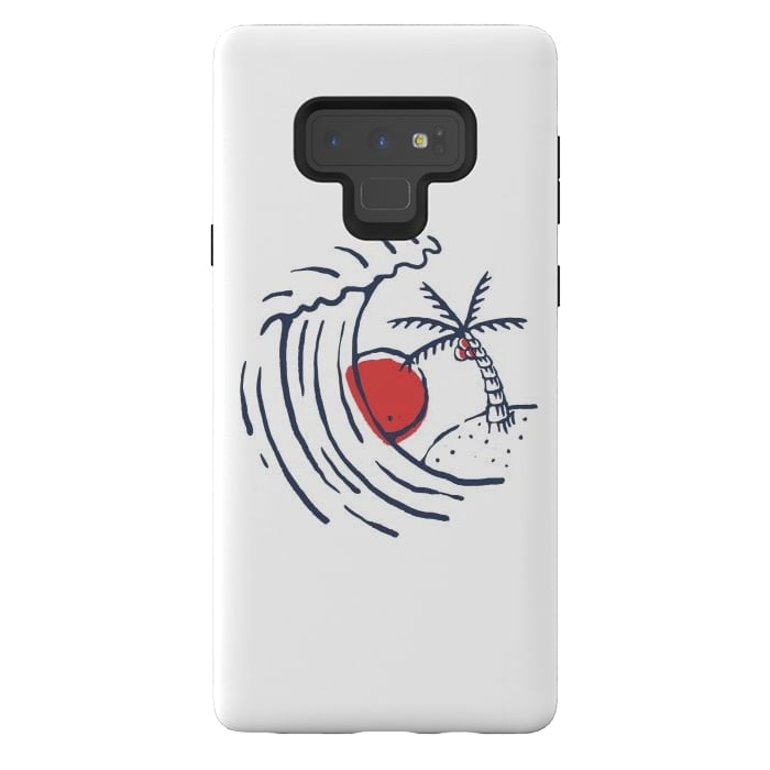Galaxy Note 9 StrongFit Great Wave 1 by Afif Quilimo